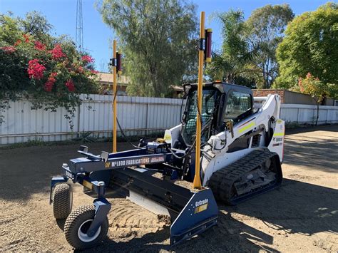 skid steer power grader|driveway grader for skid steer.